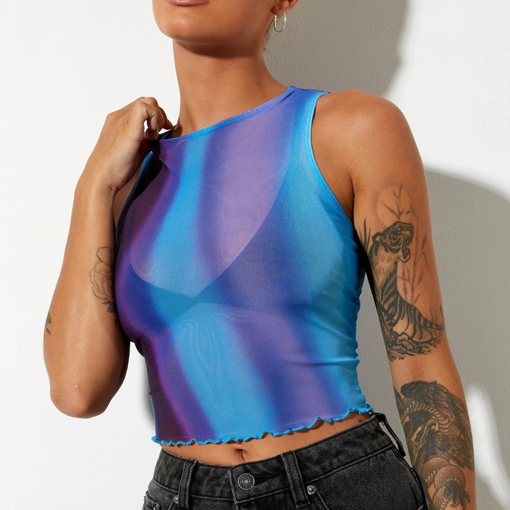 Bita crop top in solarized